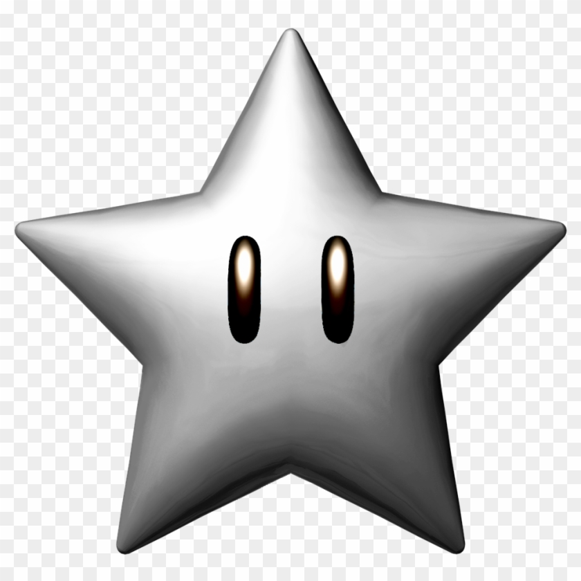 Silver Star Mario Star Power Up Mario Free Transparent Png Clipart Images Download