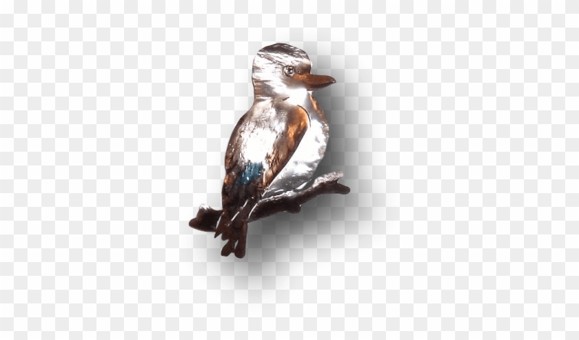 Copper Art Brooch ~ Kookaburra - Aspect Design #891994