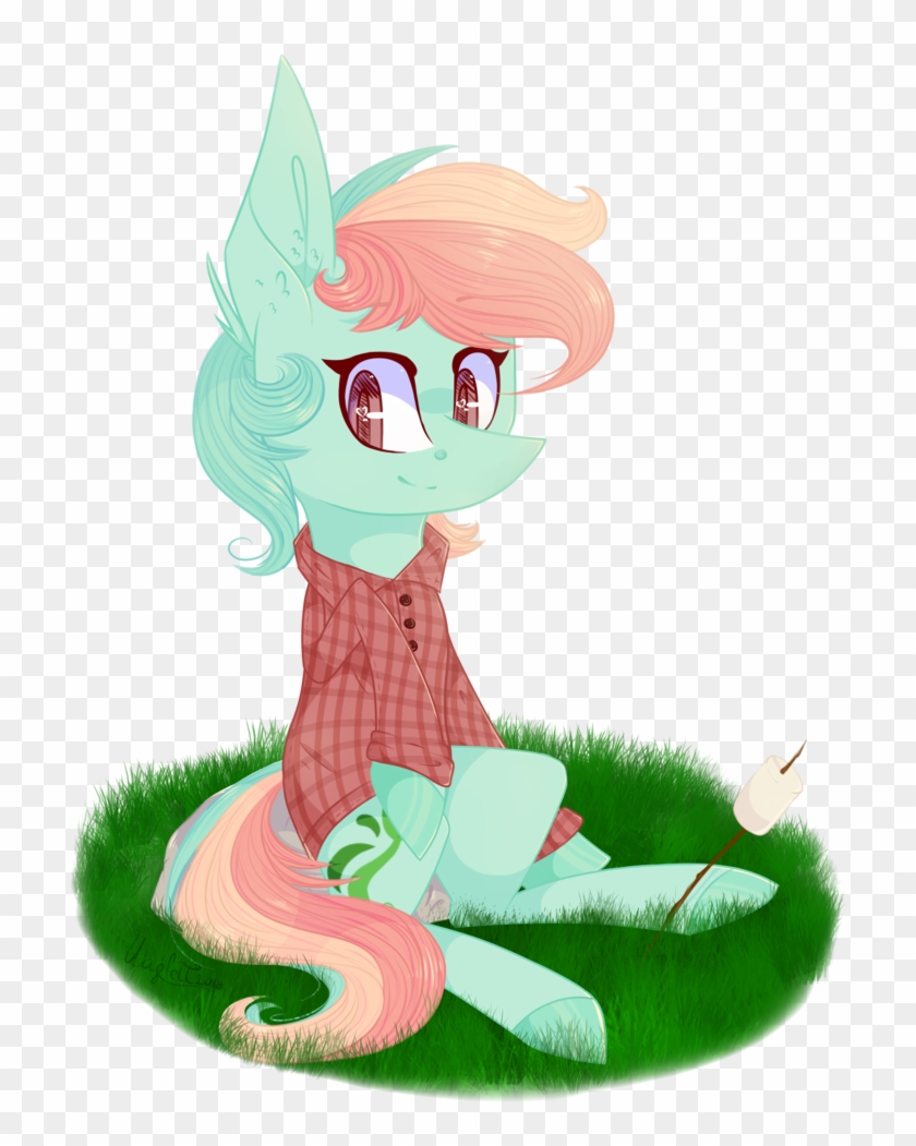 Waflett, Digital Art, Earth Pony, Food, Heart Eyes, - Illustration #892081