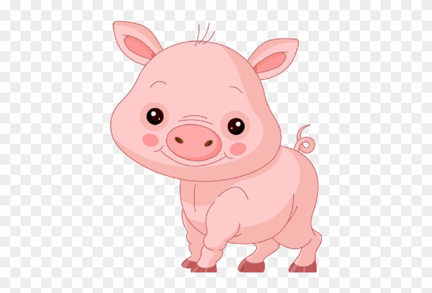 Pink Pig - Cartoon Animals Pig #892084