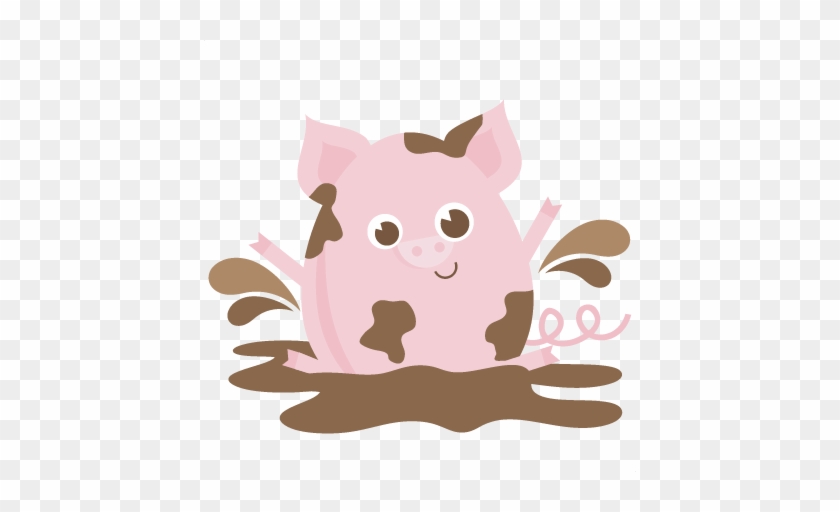 Mud Clipart Cute Pig - Mud Pig Clipart #892094