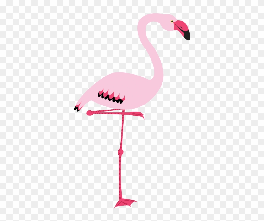 Pink Flamingo Wall Art Decal - Pink Swan Vector #892126