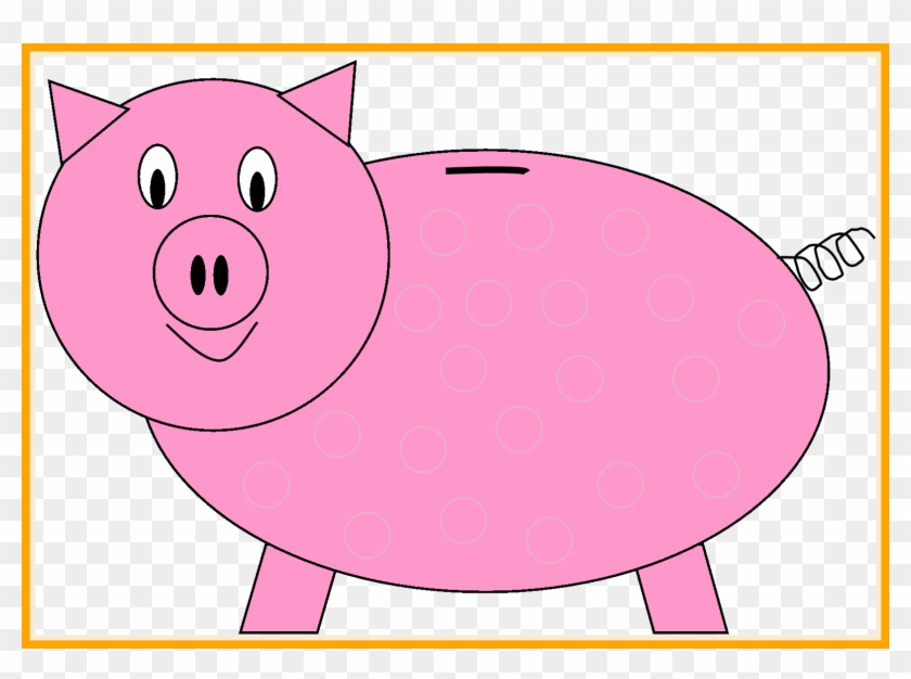 Amazing Piggy Bank Clipart Wikiclipart Of Cute Pig - Piggy Bank #892159