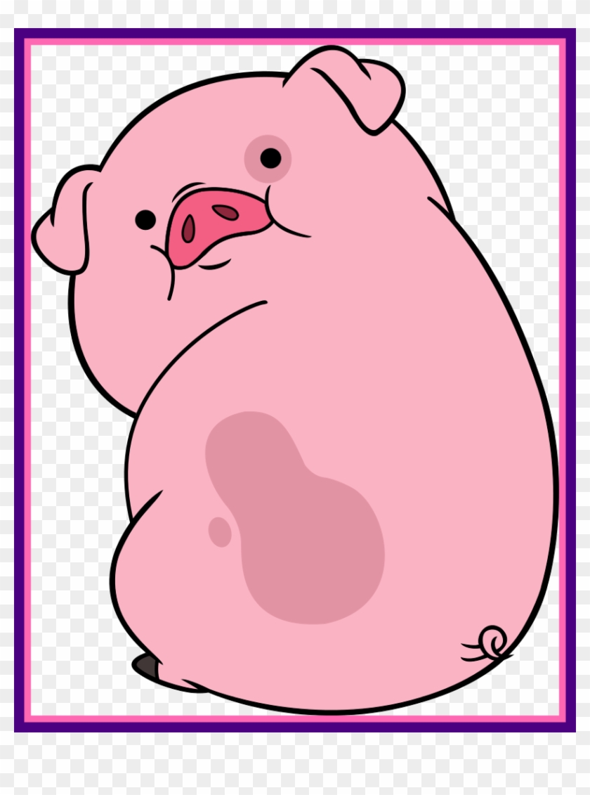 Pig Cute Pig Cute Drawing Incredible Cute Pig Cartoon - Pato Gravity Falls Dibujo #892181