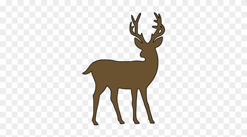Deluxe Buck And Doe Clipart Paper This And That Free - Reindeer Cut Out Of Wood #892272