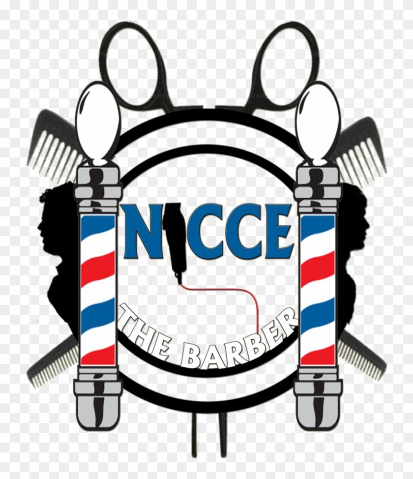 Nicce The Barber Logo 2 By Dubledz - Silhouette Head And Shoulders #892380