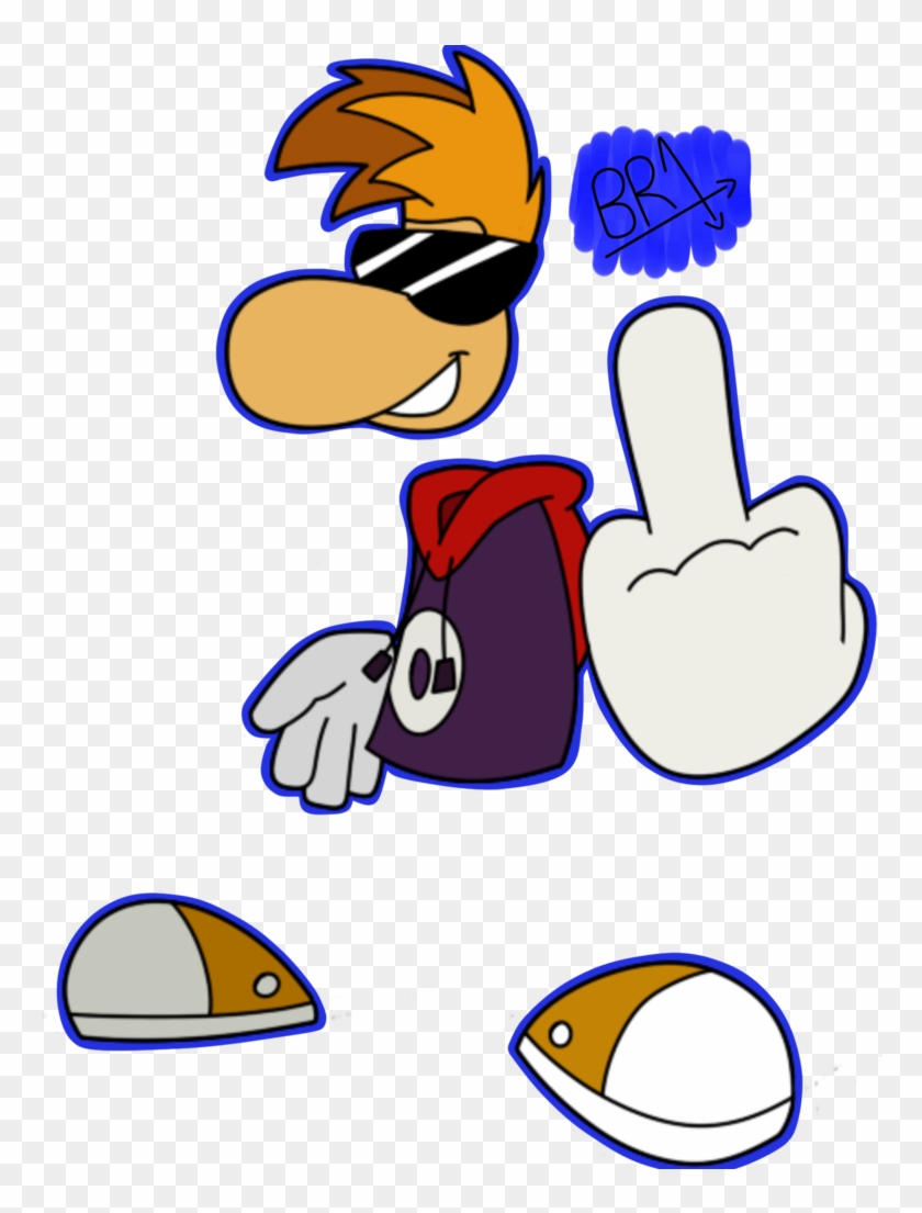 Rayman Fuck You By Brunoxable - Drawing #892464
