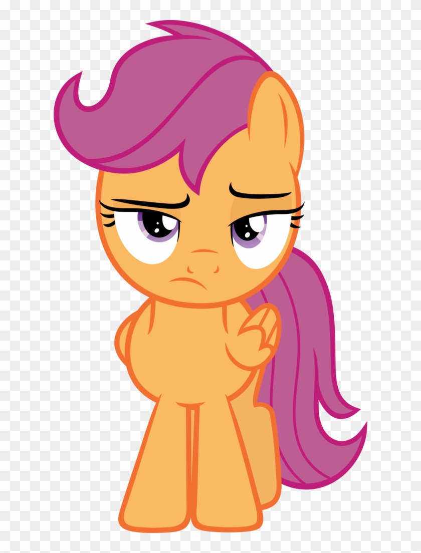 Slb94, Looking At You, Safe, Scootaloo, Scootaloo Is - Mlp Scootaloo Vector #892551