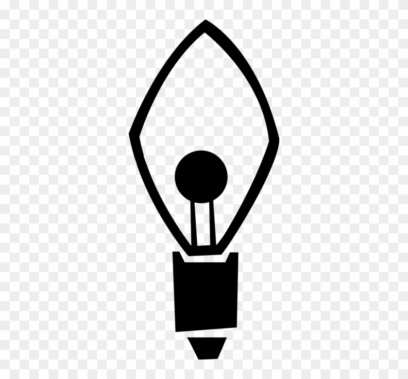 Vector Illustration Of Electric Light Bulb Symbol Of - Vector Illustration Of Electric Light Bulb Symbol Of #892580