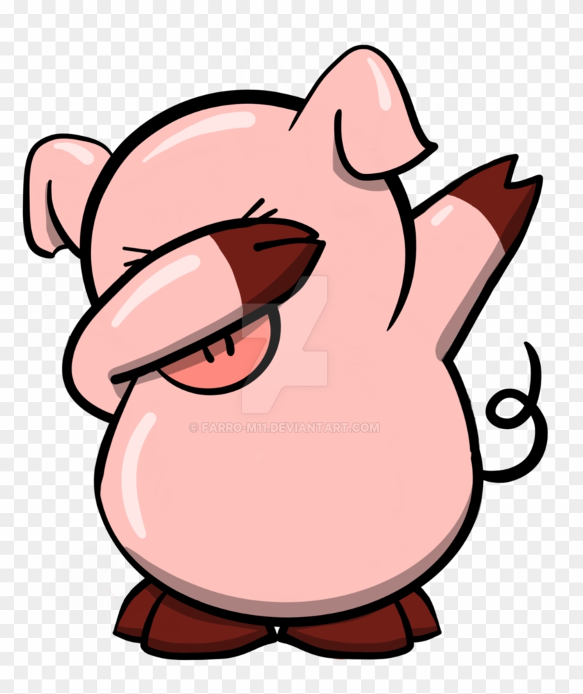 Dabbing Animals Pig By Farro-m11 - Dabbing Pig #892652