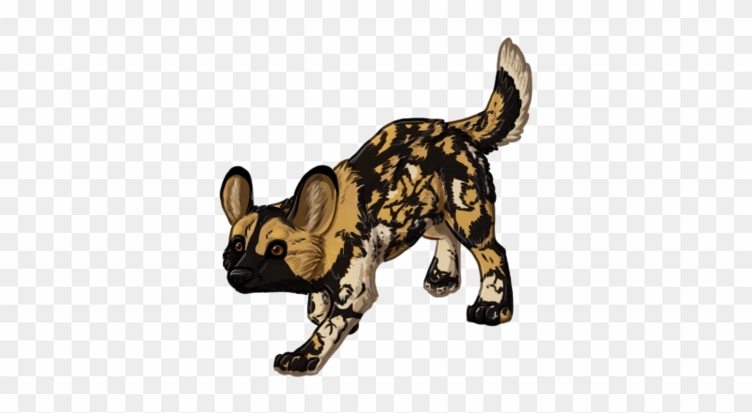 African Wild Dog Pup By - African Wild Dog Pups Drawing #892711