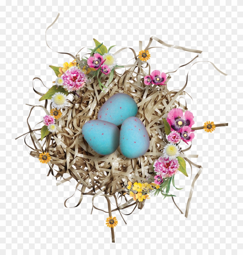 Easter Eggs In Birds Nests - Nest #892788