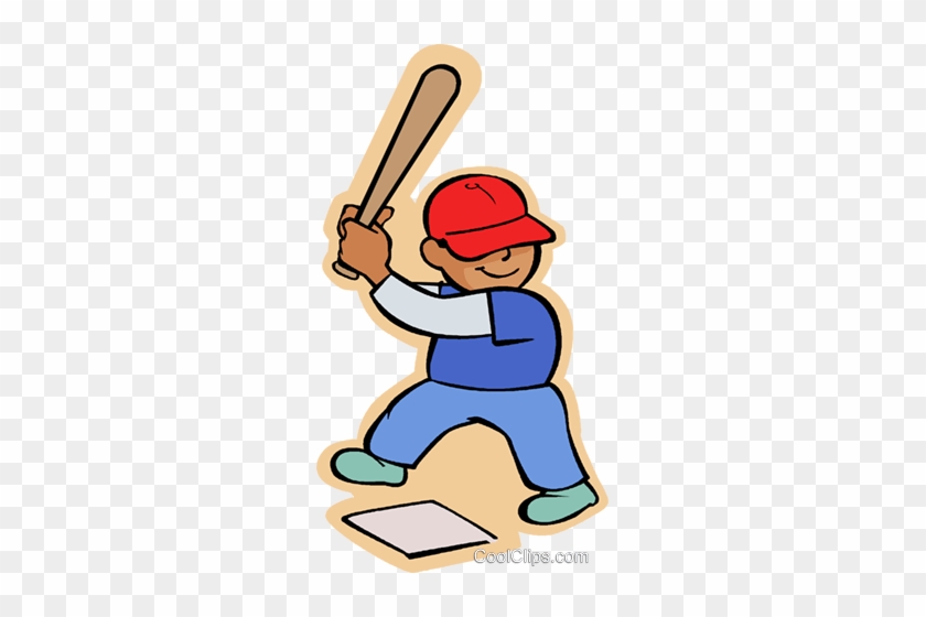 Little Boy Clipart Bat Clipart - Boy With Baseball Bat Clipart #892793