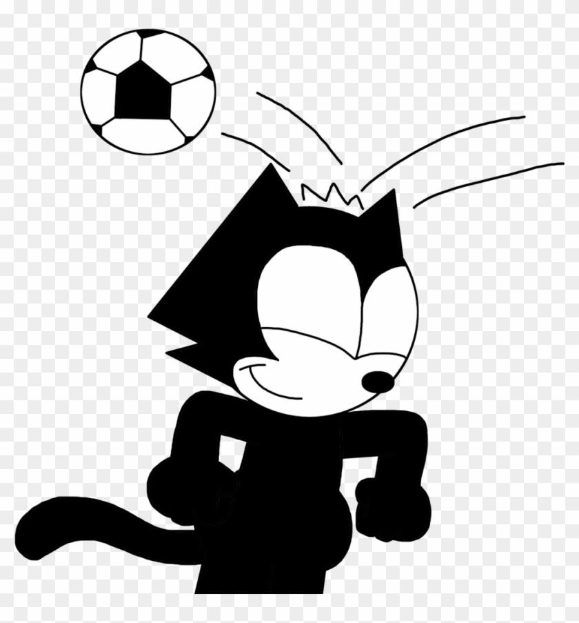 Marcospower1996 Felix Hits Soccer Ball With His Head - Felix The Cat Soccer #892897