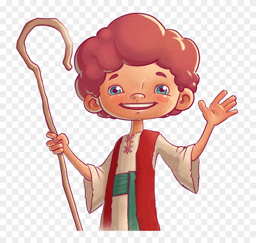 Shepherds Treasure - Boy Clipart Shepherd Boy Cartoon #892932