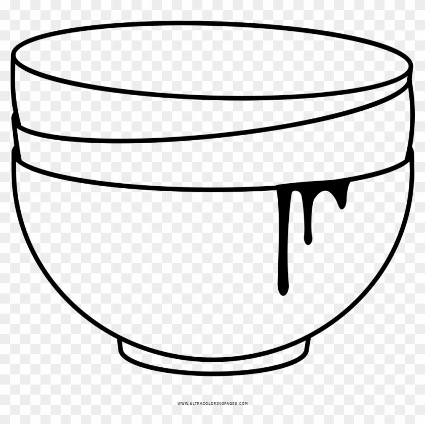 Dirty Bowls Coloring Page - Tigela Para Colorir #892949