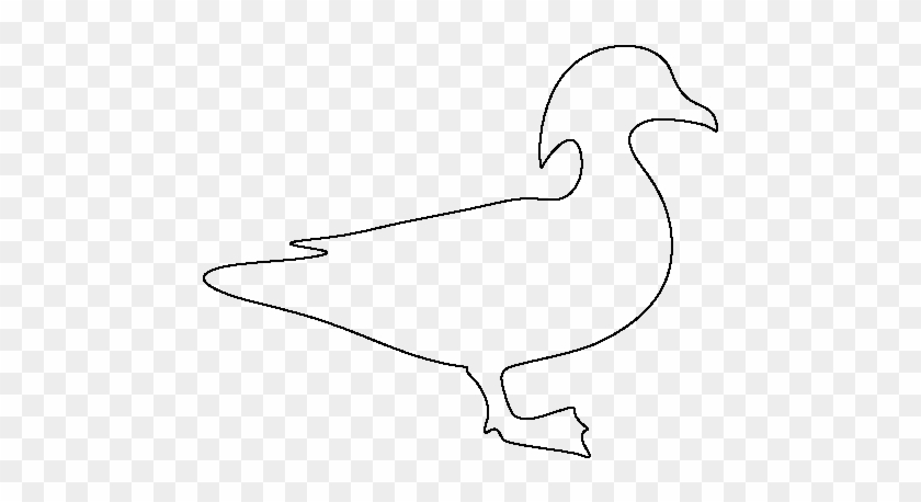 Wood Duck Clipart Duck Outline - Wood Duck #892984