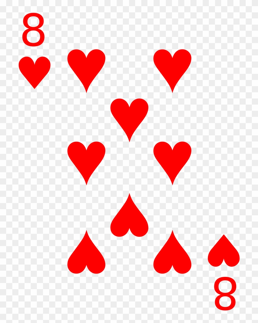 8 Of Hearts Card #893015