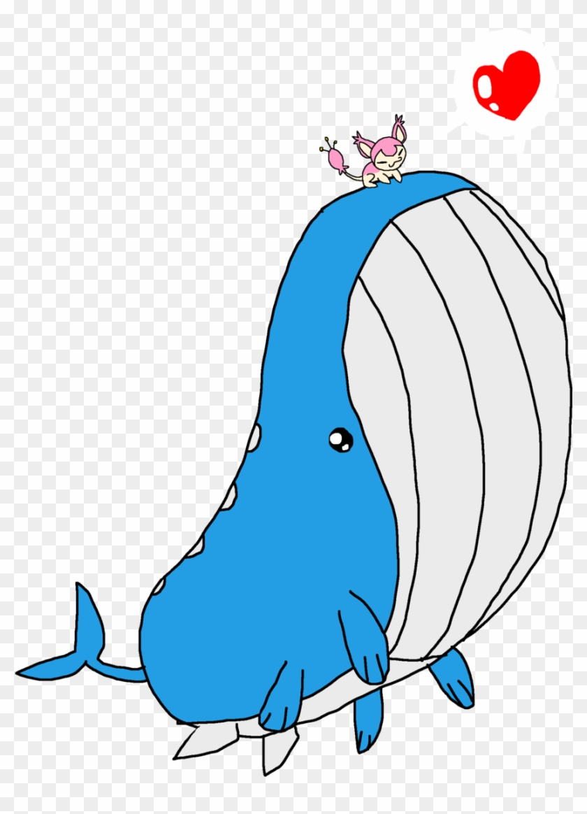 Wailord X Skitty By Wailord And Skitty Size Comparison - Skitty #893018
