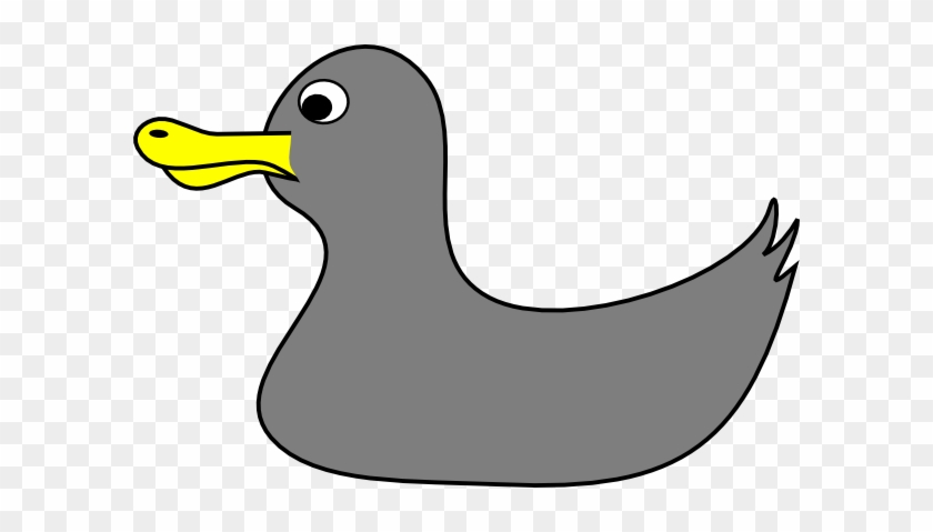 This Free Clip Arts Design Of Gray Duck - Pato De Goma #893043