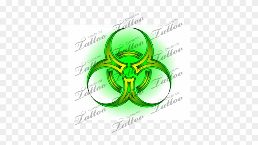 Biohazard Symbol Clipart Tribal - Hulk Radiation Symbol Tattoo #893051