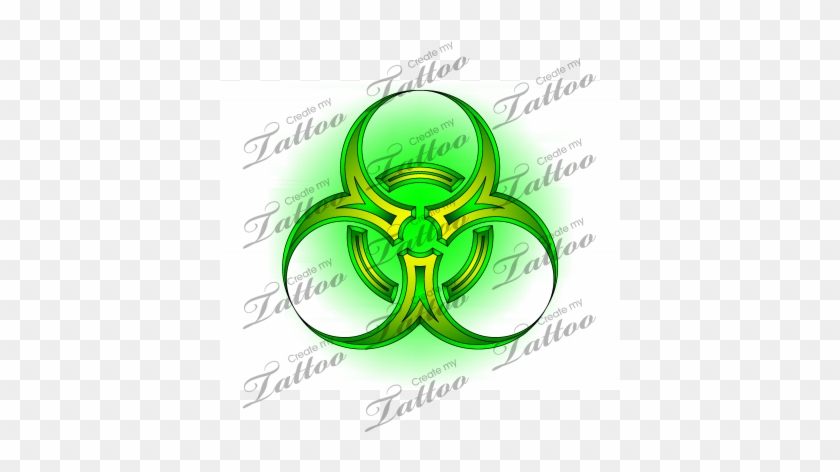 Biohazard Symbol Clipart Tribal - Hulk Radiation Symbol Tattoo #893051