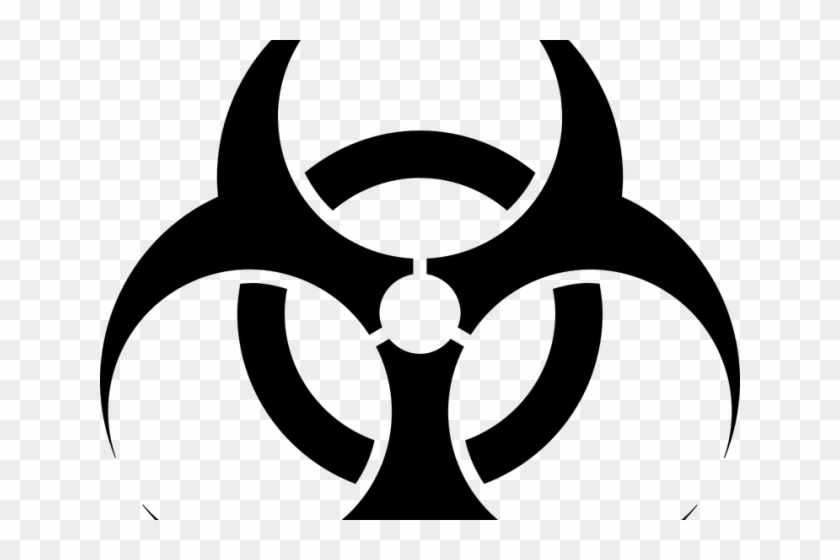 Biohazard Symbol Clipart Danger - Biohazard Symbol #893080