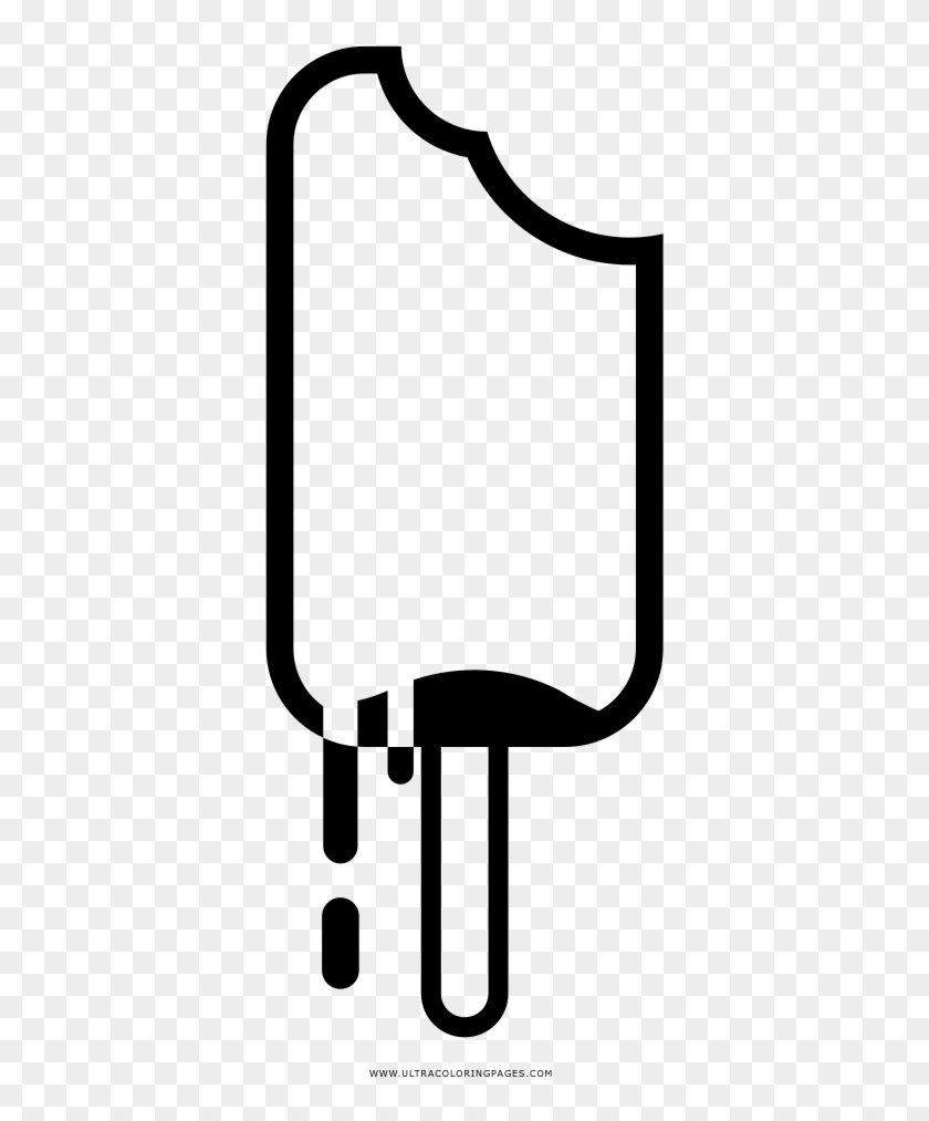Ice Cream Bar Coloring Page - Ice Cream #893114