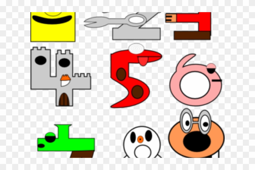 Numbers Clipart Cartoon - Numbers Clip Art #893233