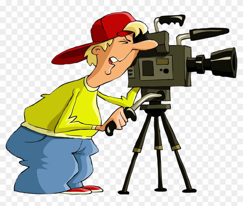 Camera Crew Clipart 3 By John - Photographer Cartoon #893286