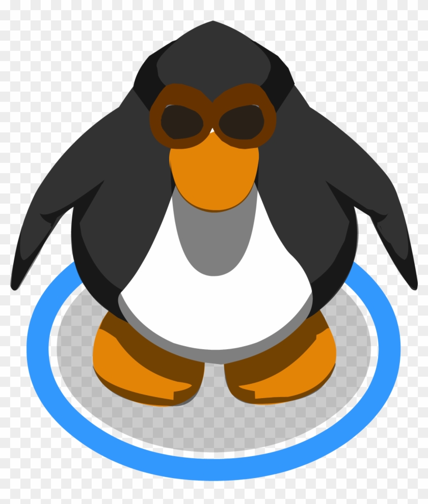 Aviator Goggles Ig - Club Penguin 3d Penguin #893323
