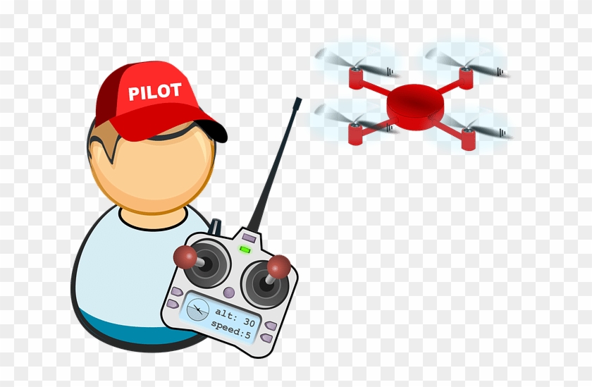 Pilot Clipart Transparent - Drone Clipart #893330