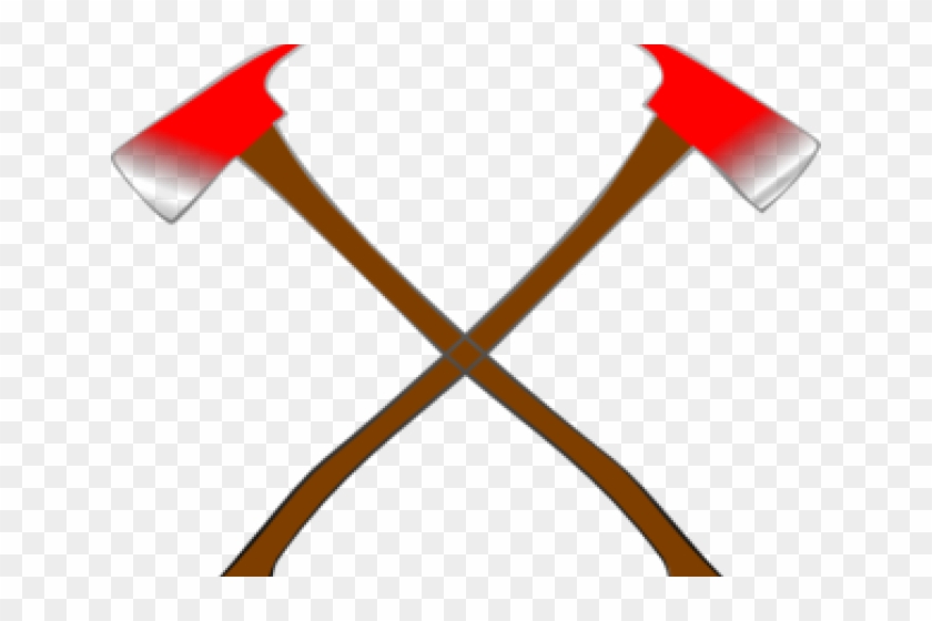 Axe Clipart Crossed Fire - Clip Art #893588