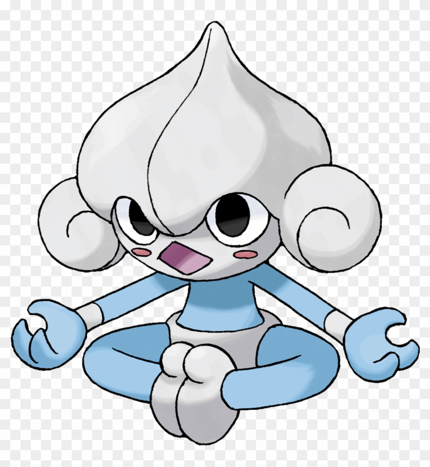 Official Art Of Meditite, Created By Ken Sugimori - Pokemon Meditite #893712
