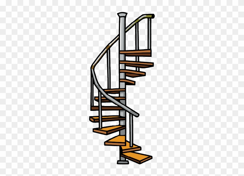 Spiral Stairs - Spiral Staircase Clipart #893798