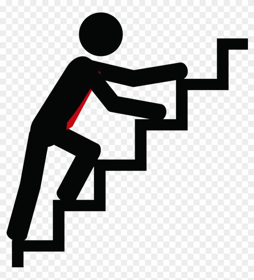 Stairs Stair Climbing Clip Art - Running Up Stairs Clipart #893825