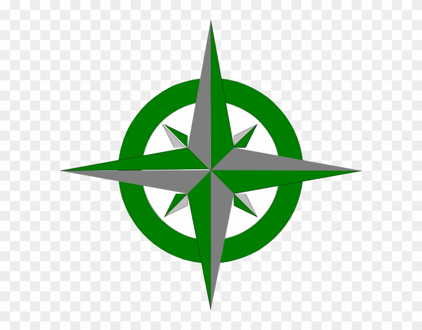 Green Compass Clip Art At Clker - Navigation #893985