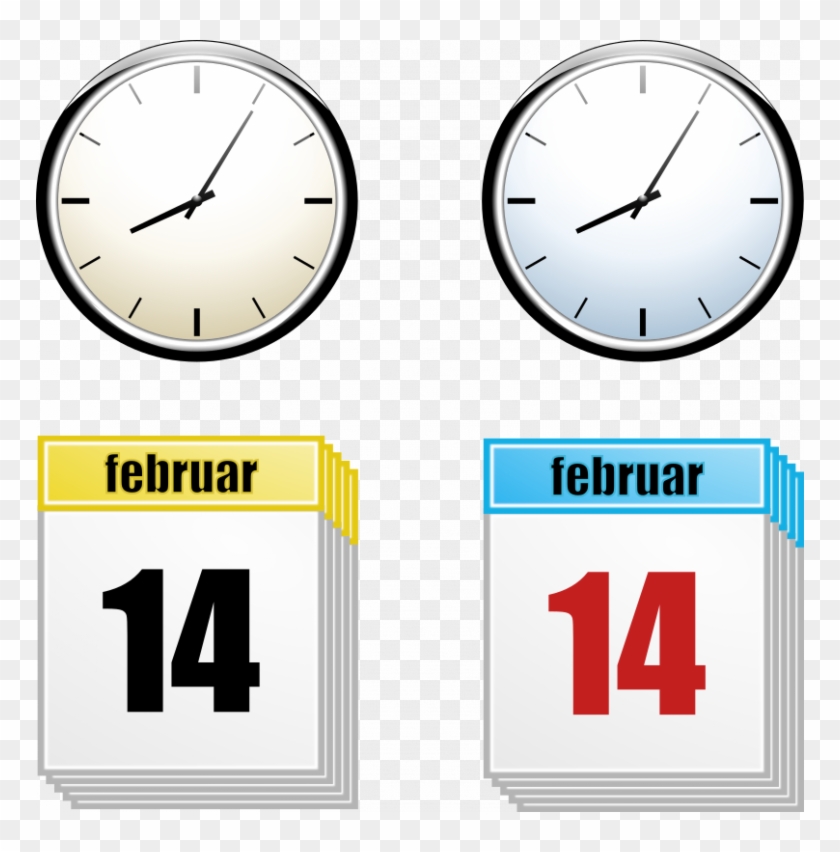 Calendar Time Clipart Clipart Clock Calendar Dinner - Day Clipart #894030