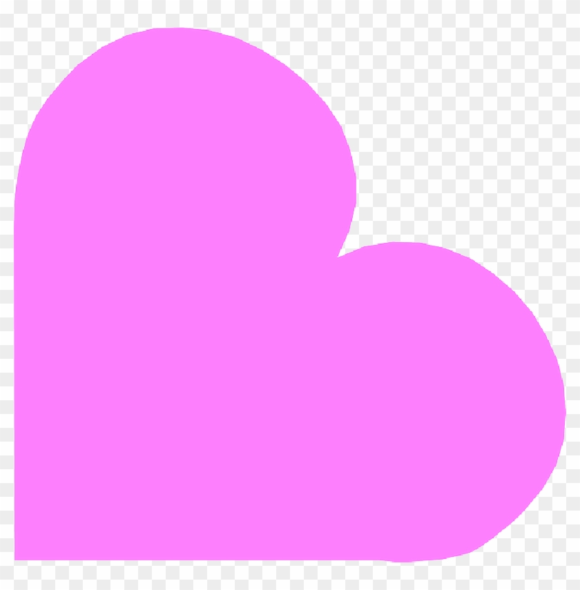 This Free Clip Arts Design Of Purple Heart - Plain Purple Love Heart #894034
