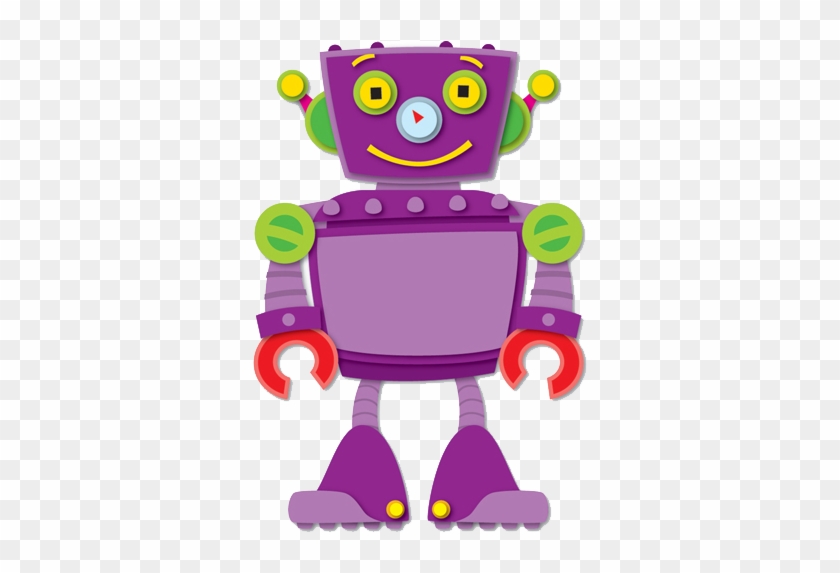 Robot Clip Art, Can Be Used For Robot Bolt Counting - Robot Clipart #894110