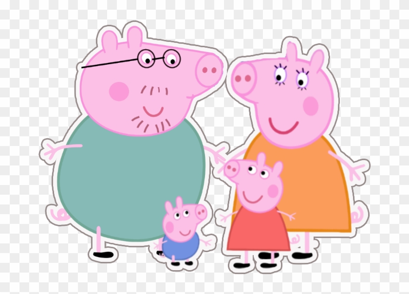 Mummy Pig Animated Cartoon Clip Art - Familia De Pepa Png #894157