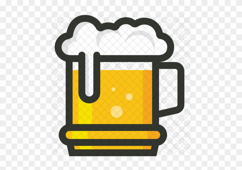 Beer Mug Icon Png - Alcohol Icon #894186