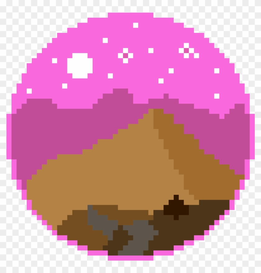 Night Sky - Neptune Planet Pixel Art #894251