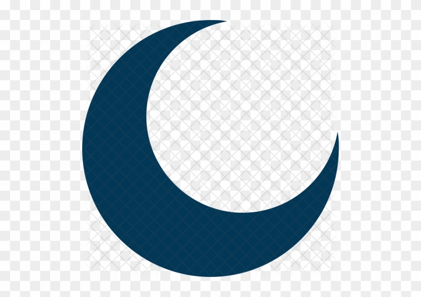 Moon Icon - Circle #894319