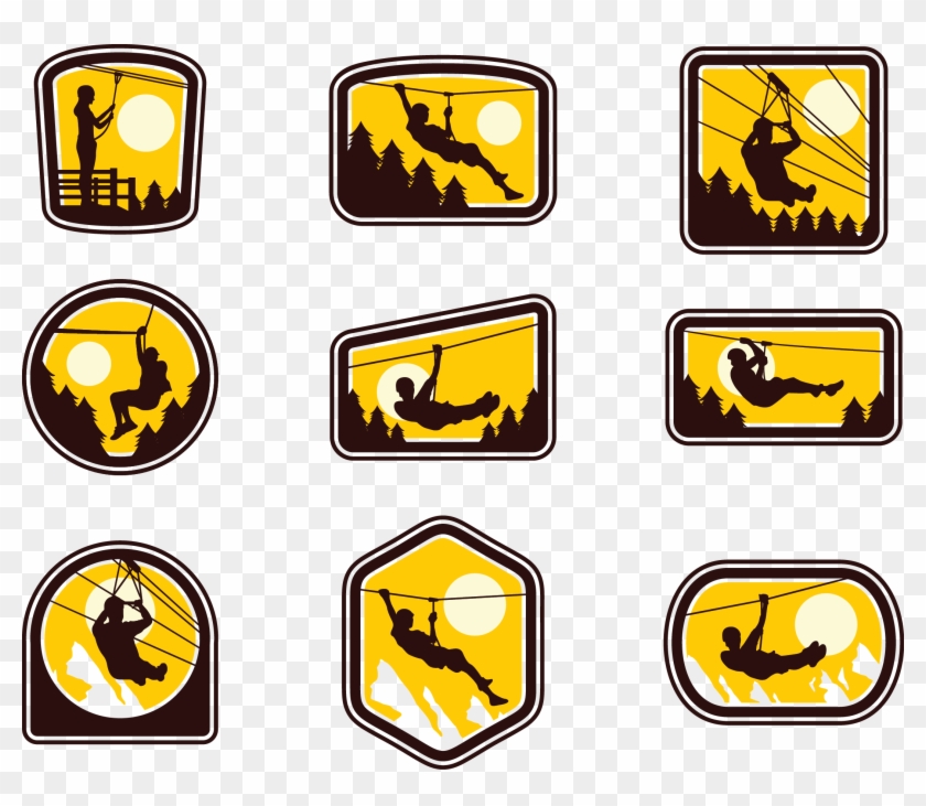 Zip-line Wire Icon - Zip Line Icon #894454