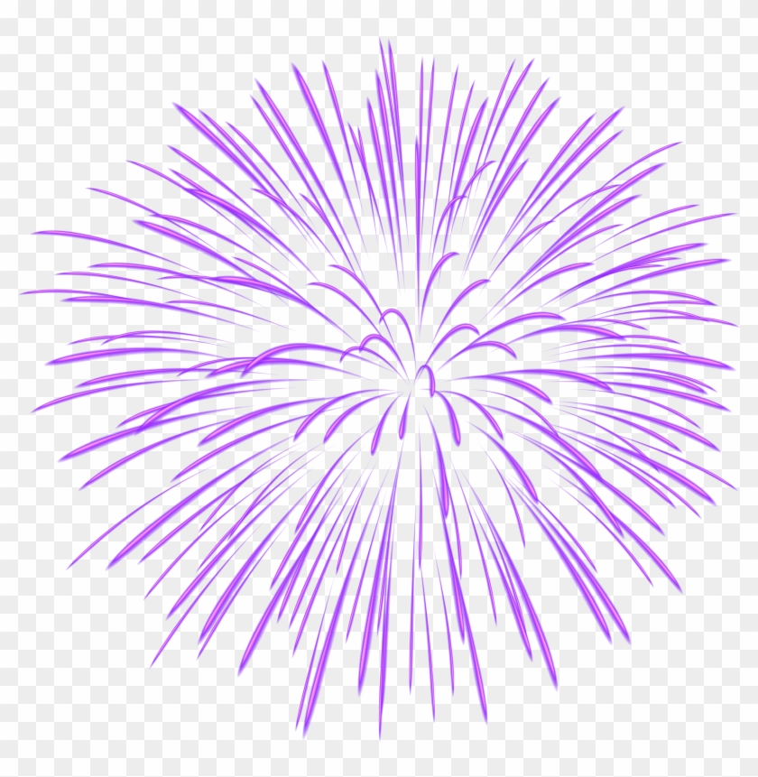 Purple Firework Transparent Png Image - Fireworks Transparent #894489