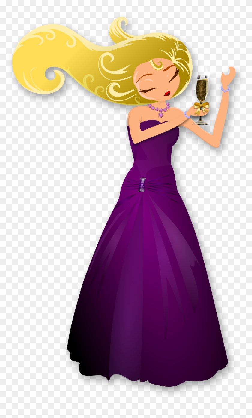Lady Dancing - Lady Singing Clipart #894492