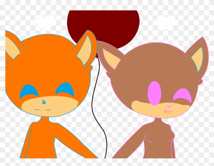 Red Balloon Couple Base By Cappuccinope - Cartoon #894516