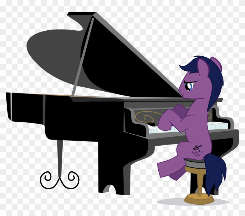 Piano Pony By Tensaioni Piano Pony By Tensaioni - Mlp Pony Playing Piano #894586
