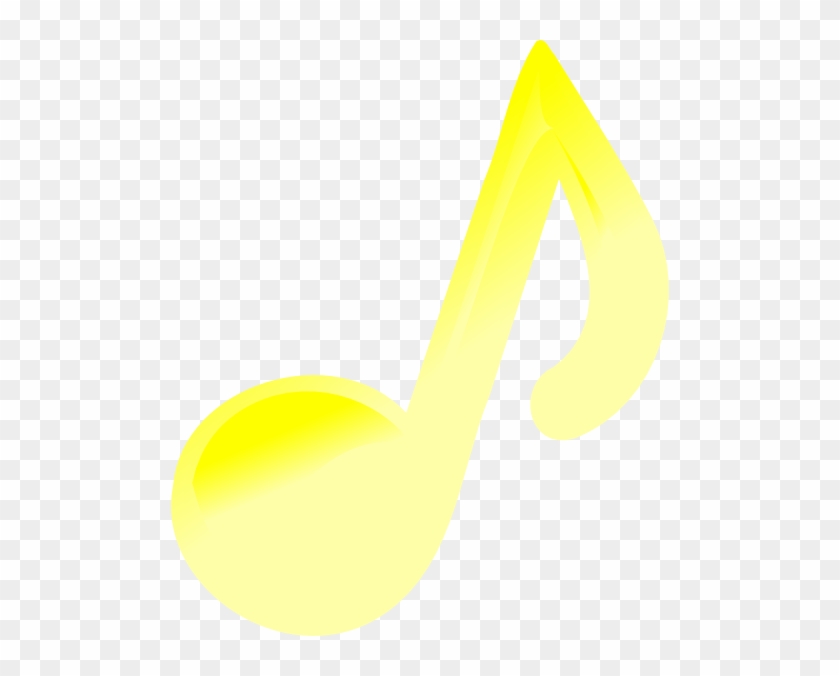 Transparent Yellow Music Note #894602